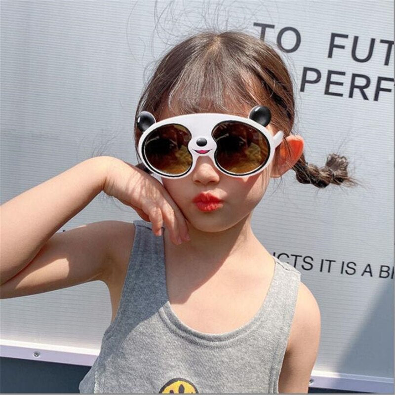 BowLift | Cute Panda Soft Bracket Kids Sunglasses