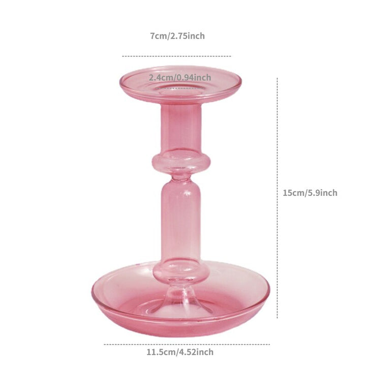 Borosilicate Modern Candleholders - 2 colours | Bowlift