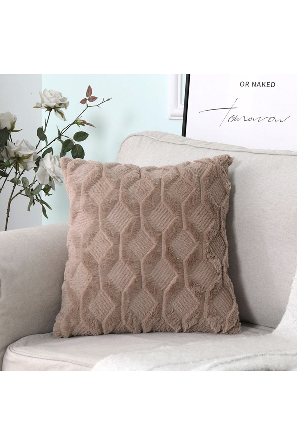 Rattan Plush Pillowcase | Bowlift