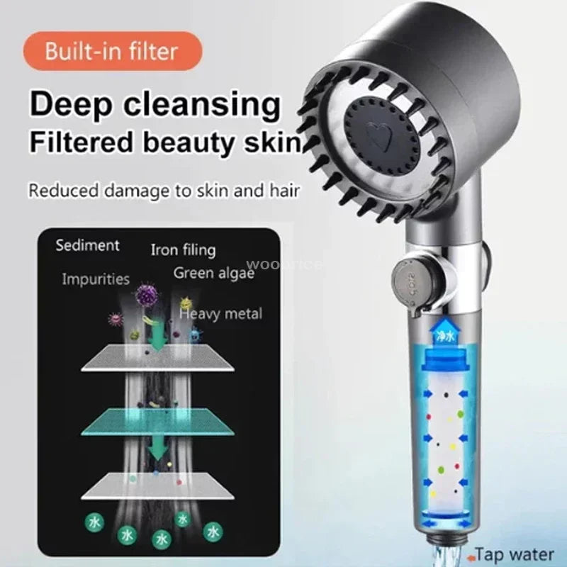 BowLift | HydroBlast Shower Massager