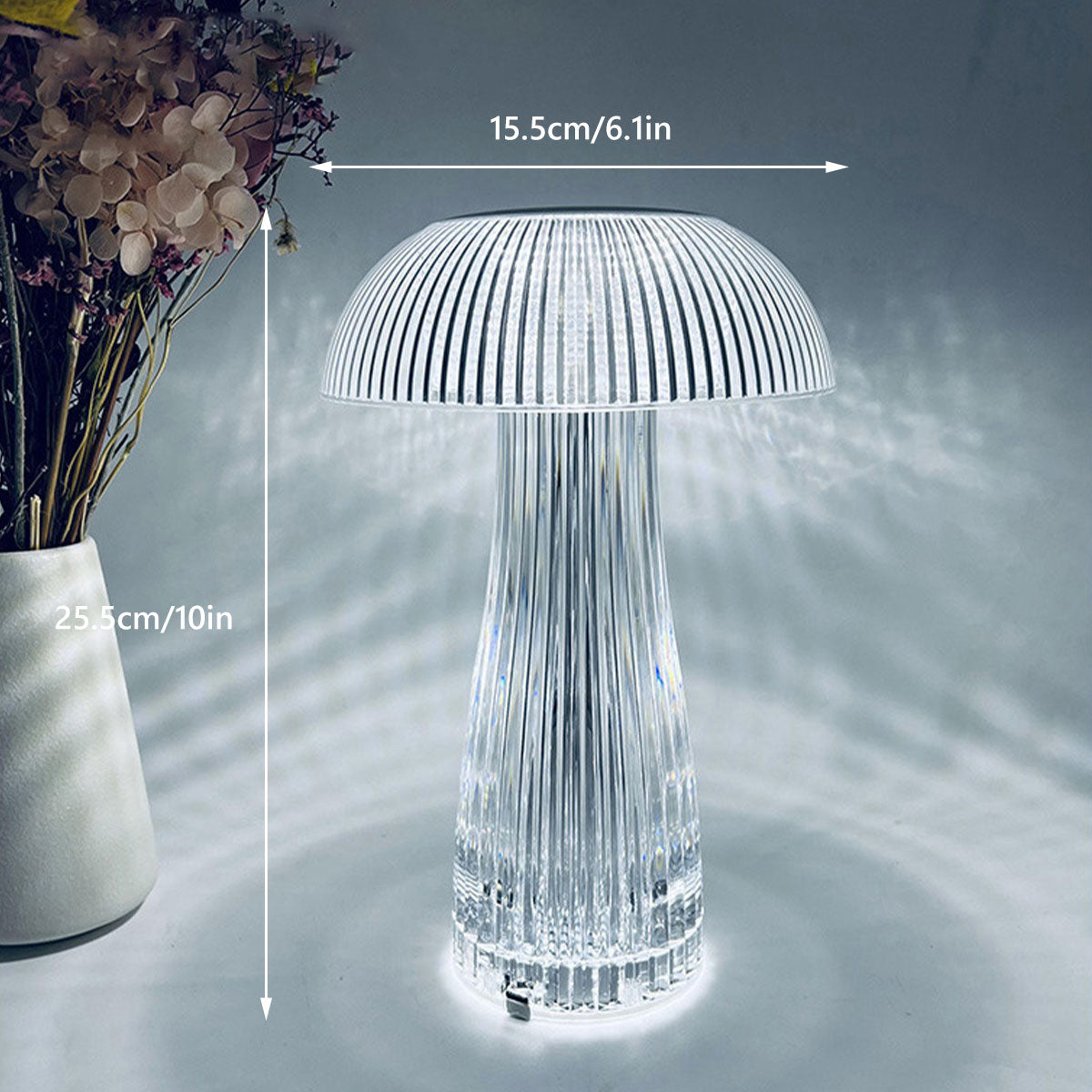 BowLift | Rechargeable Led Mushroom Table Lamp