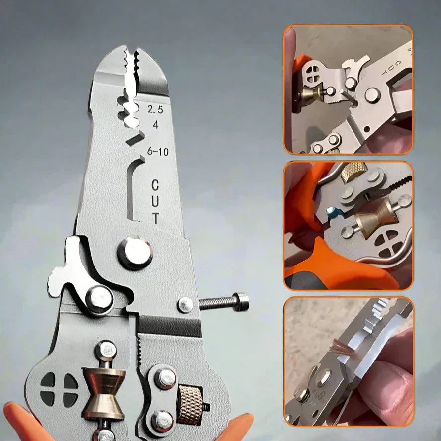 BowLift | Heavy-Duty 10in1 Wire Cutter Stripping Pliers