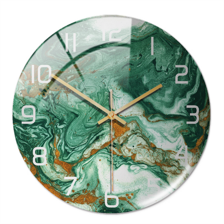 BowLift | Stylish Marble Wall Clock with Silent Mechanism