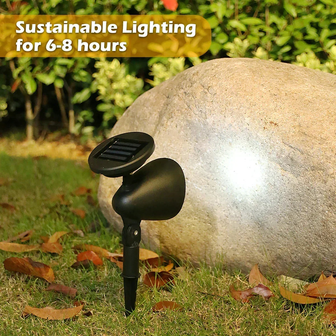 BowLift | Solar-spotlight LumiFokus | LED garden spotlight | IP65 waterproof | For trees, paths & landscape lighting