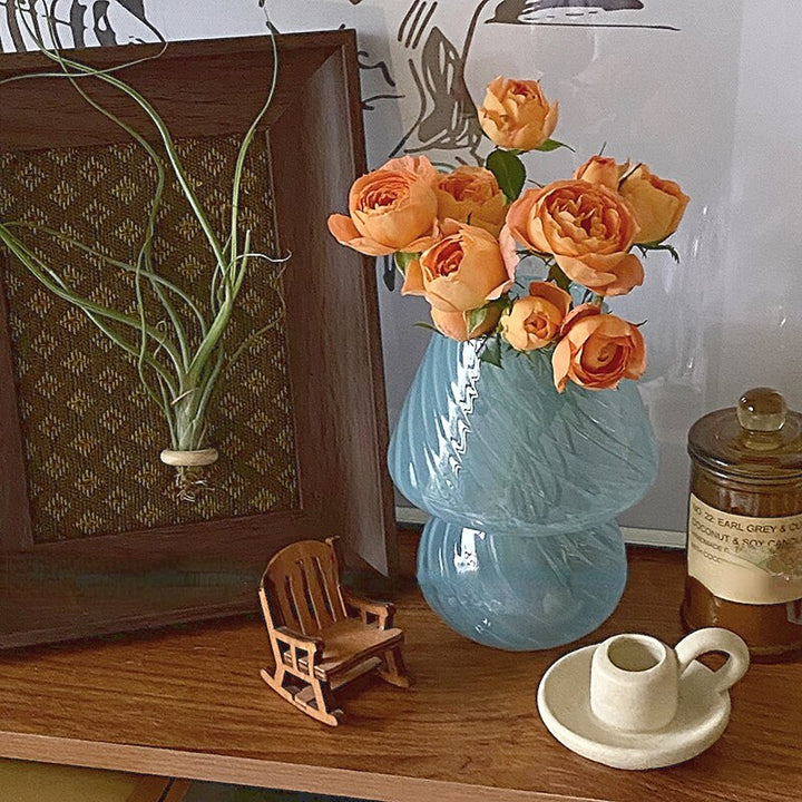 Nordic Stripy Glass Vase | Bowlift