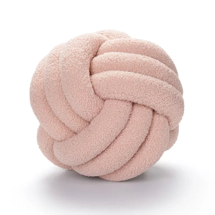 Boucle Rope Knot Ball Cushion | Bowlift