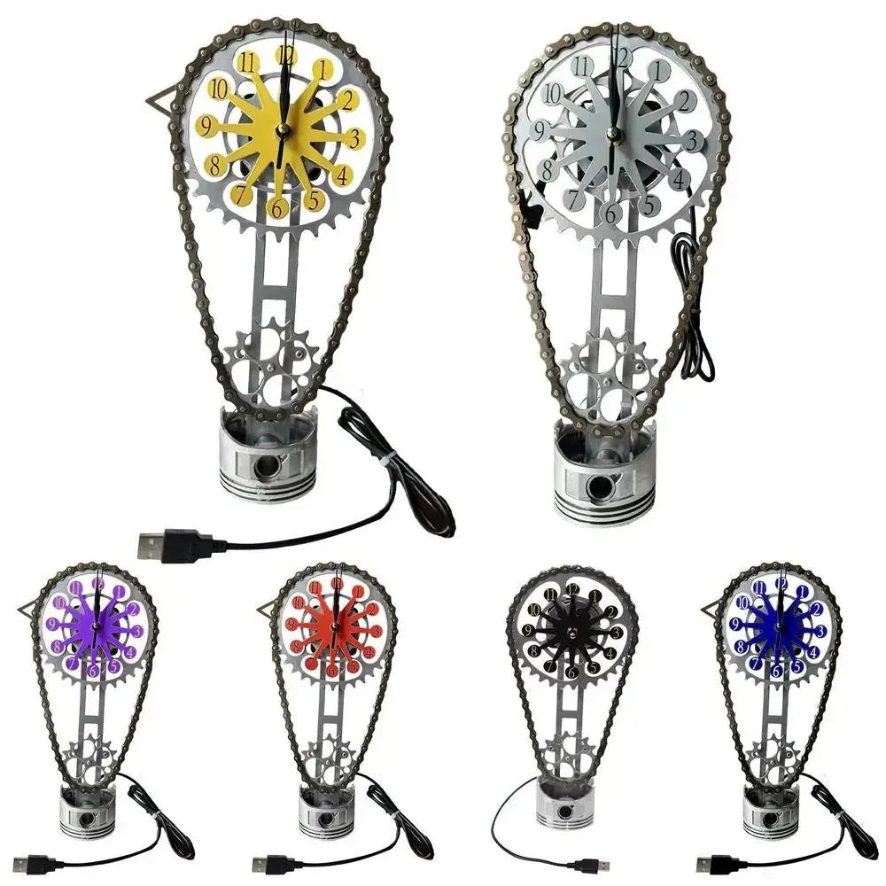 BowLift | Watch chain with movement - Silent rotating table clock