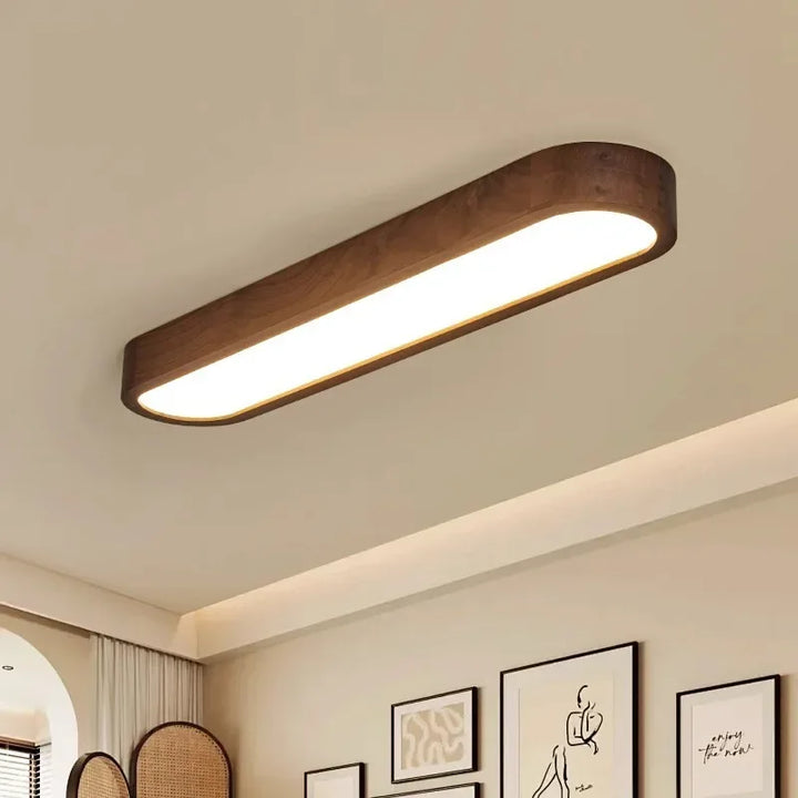 BowLift | Energy-saving Wooden LED Ceiling Lamp