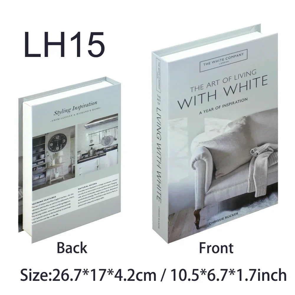 BowLift | NordicTome Decorative Books | Luxury Decoration & Storage Box | 26.7×17.5×4.2 cm | Coffee Table Accessory in Book Design