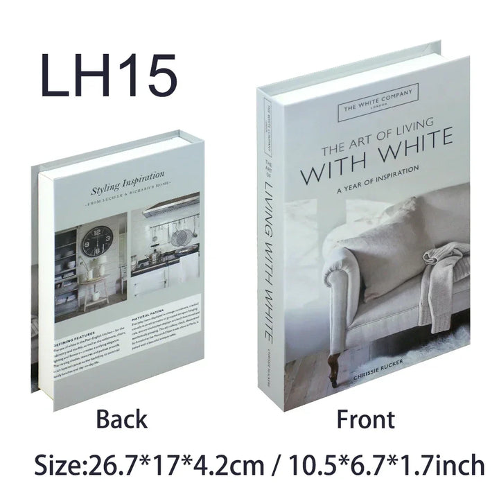 BowLift | NordicTome Decorative Books | Luxury Decoration & Storage Box | 26.7×17.5×4.2 cm | Coffee Table Accessory in Book Design