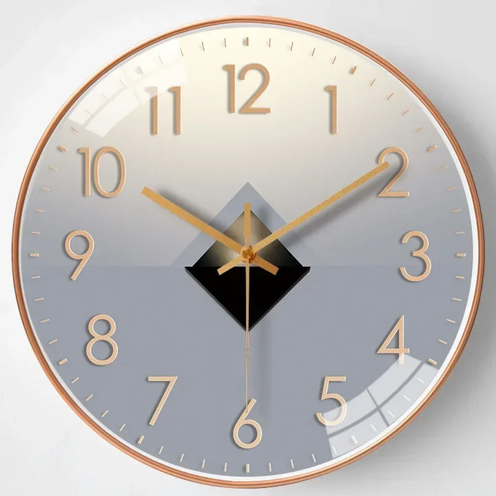 BowLift | Timeless Whisper™ | Silent Classic Wall Clock | Non-Ticking Design for Bedroom & Office Decor