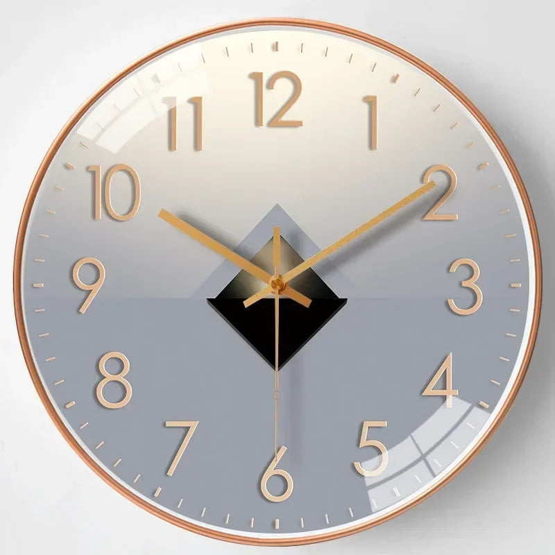 SilentTime - Digital Wall Clock in Classic Style - 8 Inch Bowlift
