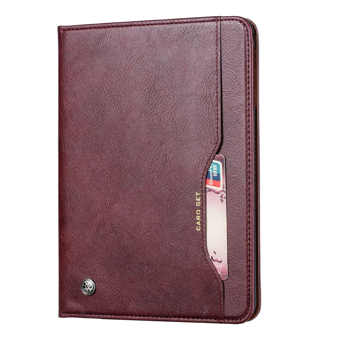 BowLift | Leather Flip Case for iPad 9.7 (2017-2018), 10.2 (7th/8th Gen), Air 2/3/4, Pro 9.7/10.5/11 - Waterproof, Shockproof, Business Tablet Case