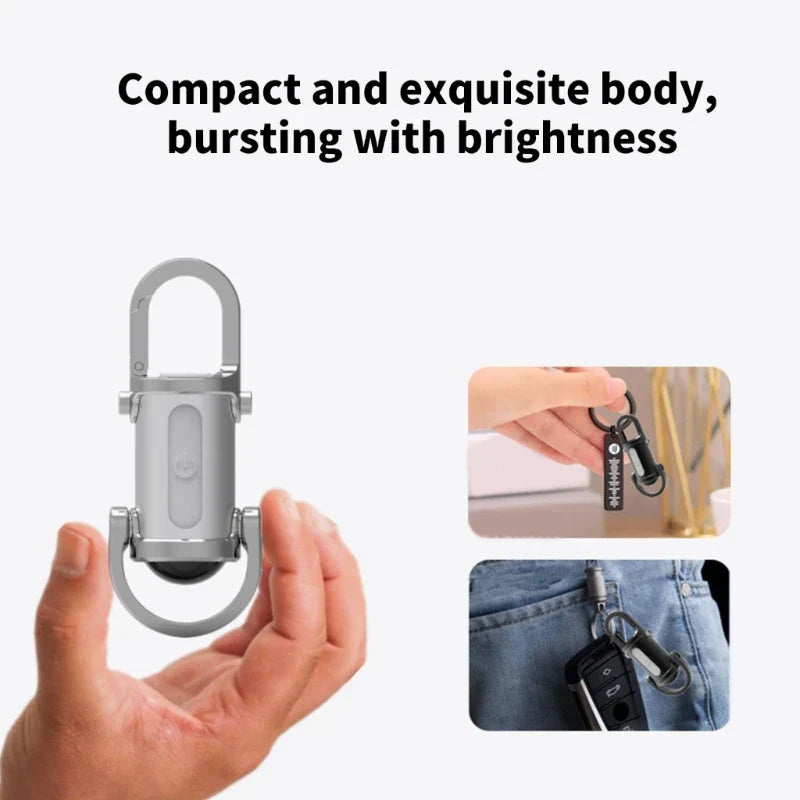 LED Pocket USB Rechargeable Keychain Light | Bowlift