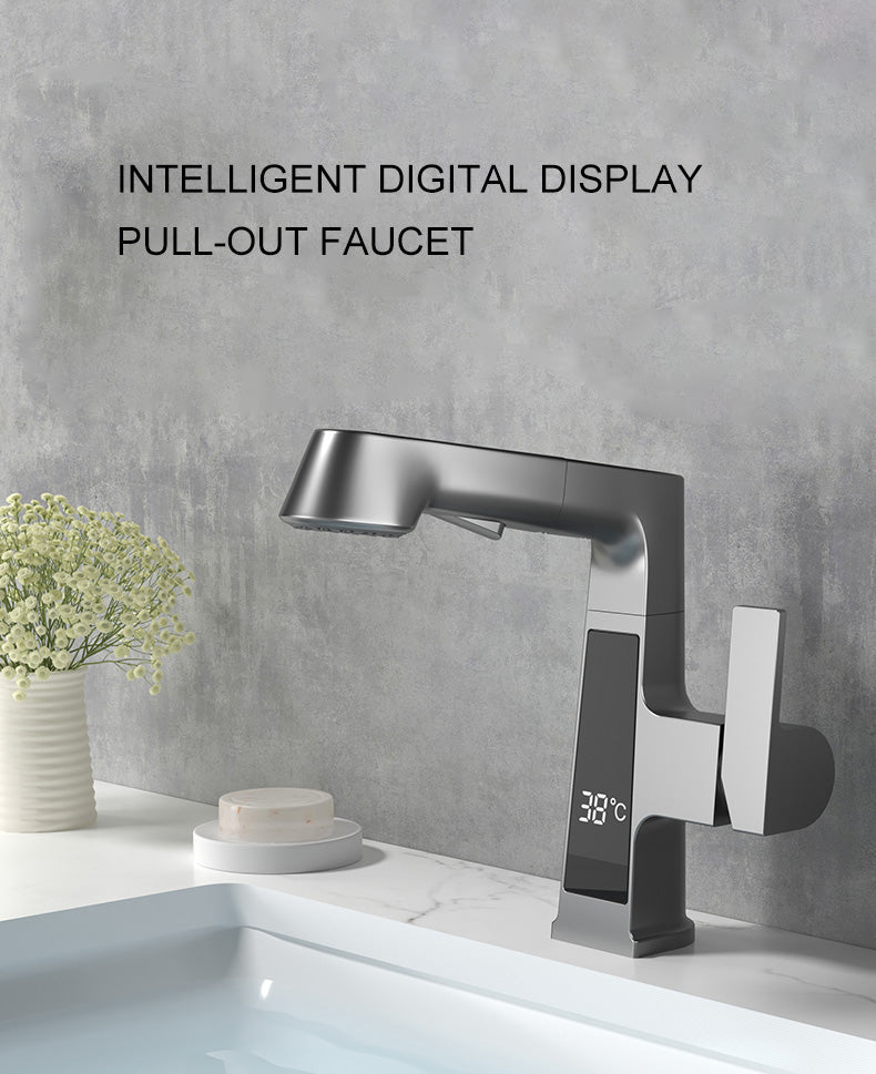BowLift | Elegant Temperature Display Smart Faucet