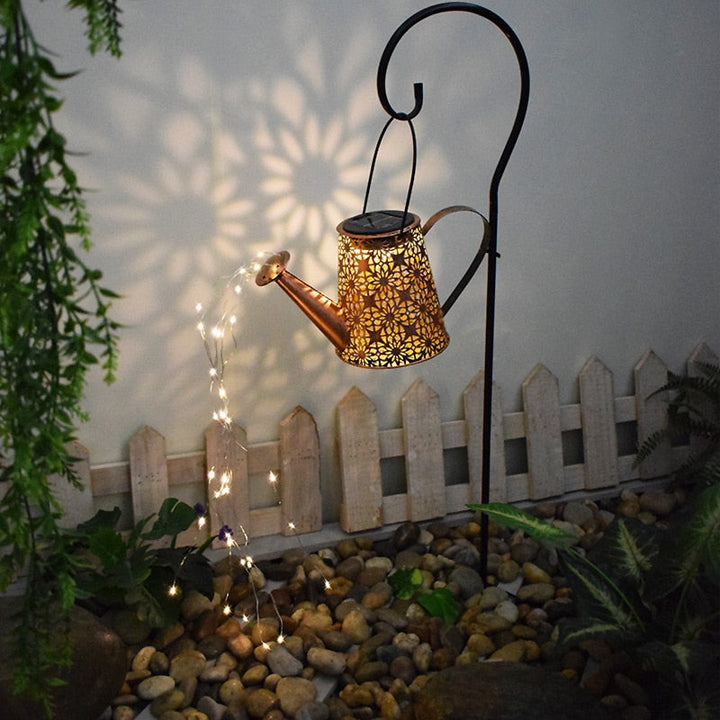BowLift | Garden Watering Solar-Powered Can Patio Light