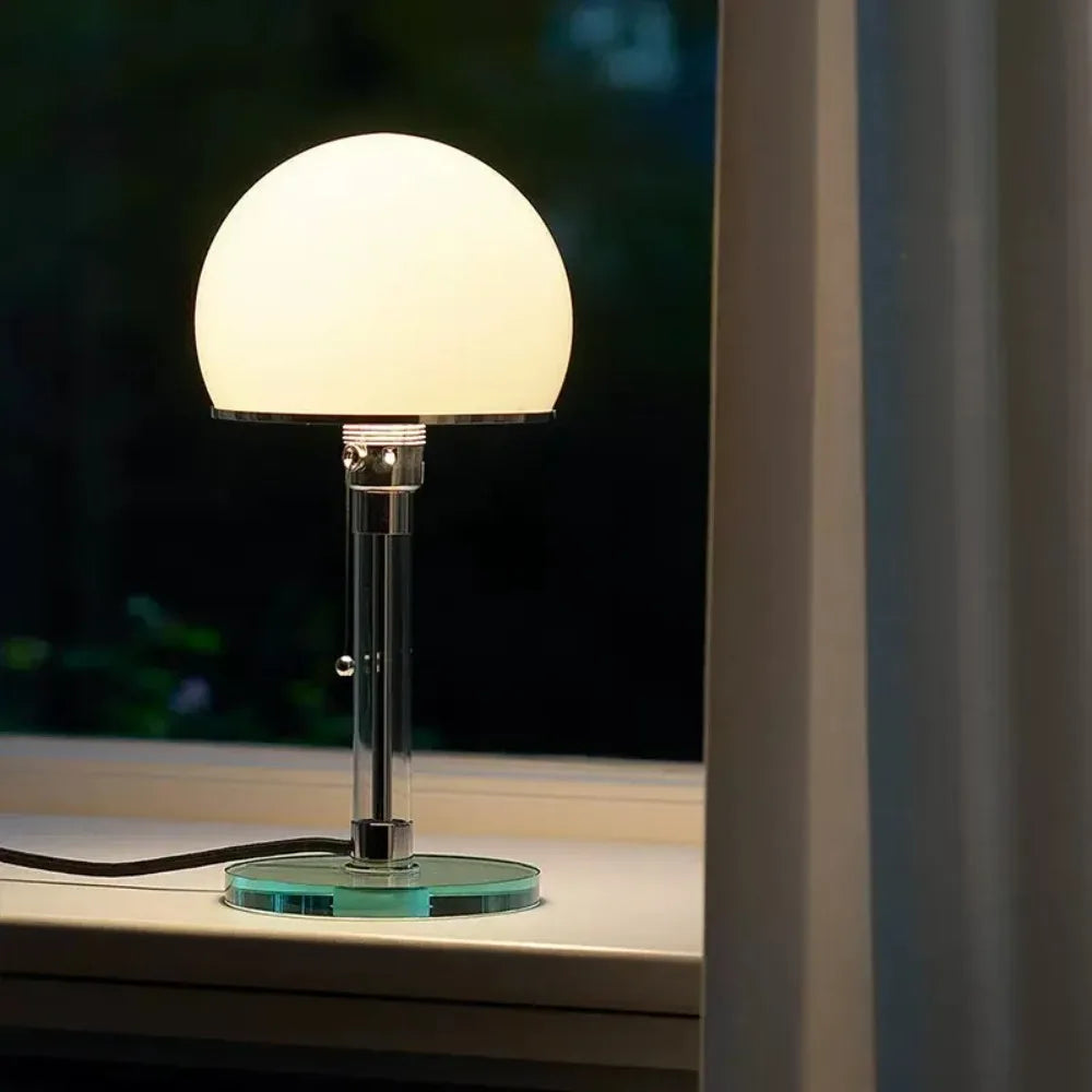 BowLift | Modern Minimalistic Glass LED Table Lamp for Home Decoration