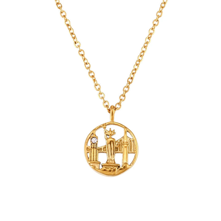 BowLift | 18k Landmark Adventures Travelers Necklace