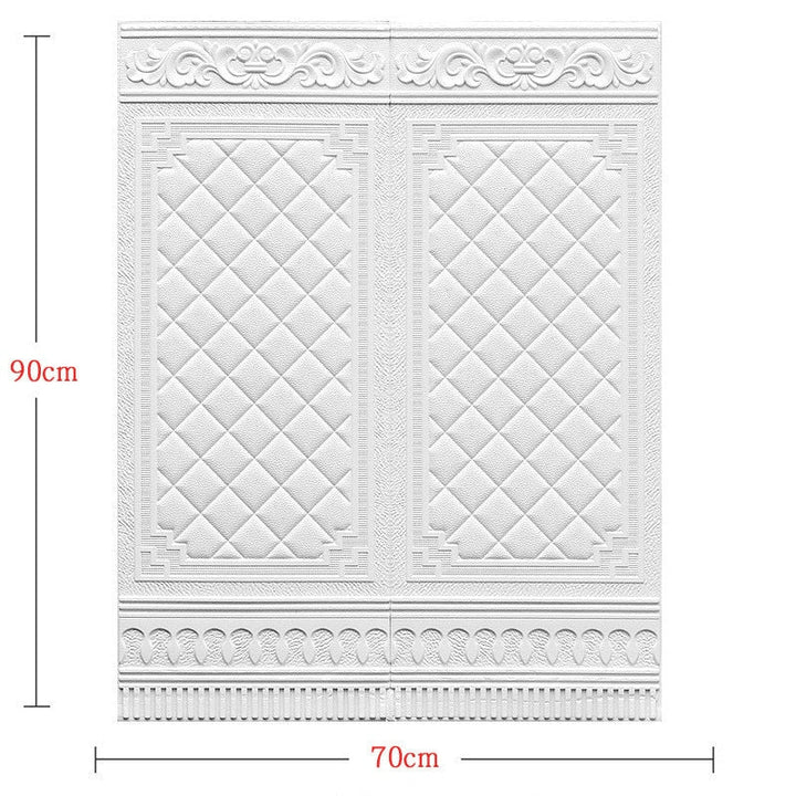 3D Self-Adhesive Antique Accent Wall Sticker | Bowlift