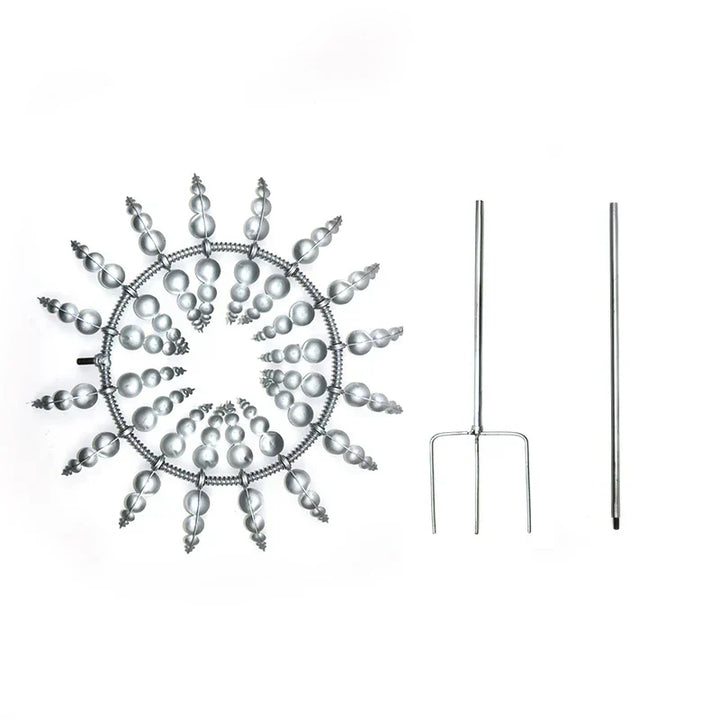 BowLift | Unique Solar-Powered Kinetic Metal Windmill Spinner - Magical Wind Collectors for Patio, Garden, Lawn Outdoor Decoration