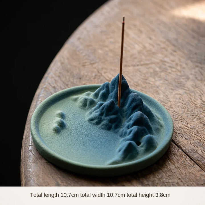 Mistic Mountain Ceramic Waterfall Incense Burner | Bowlift