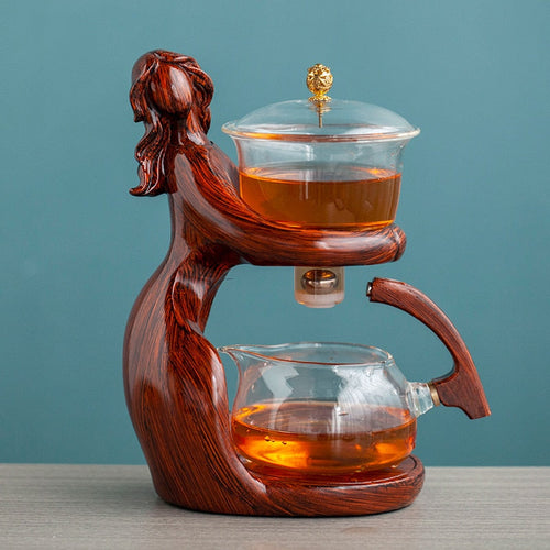 BowLift | Dreamy Mermaid Wooden Teapot