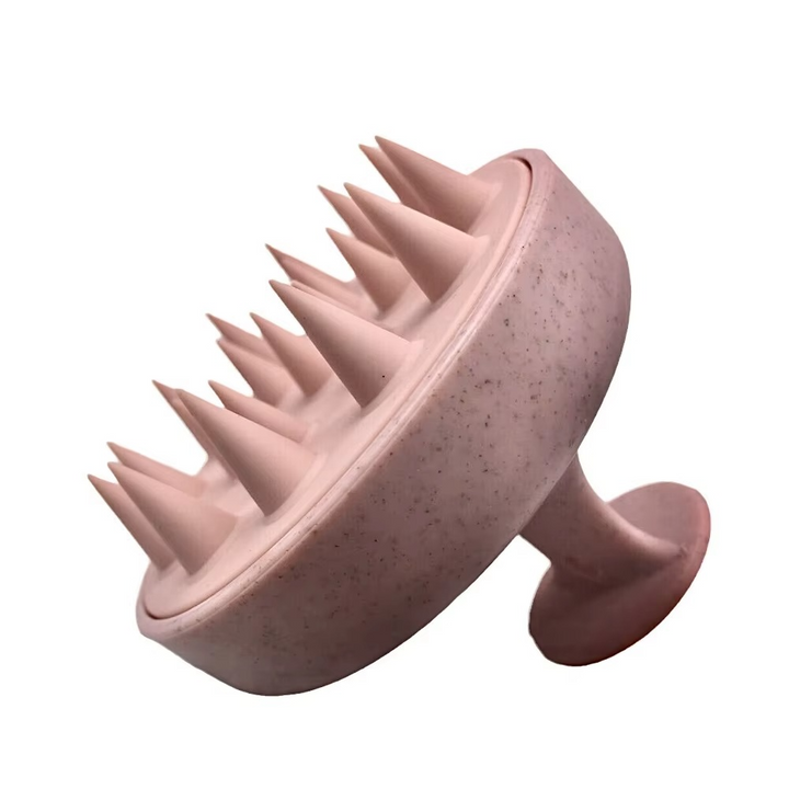 BowLift | Wheat Straw Silicone Scalp Massage Shampoo Brush with Soft Silicone Bristles