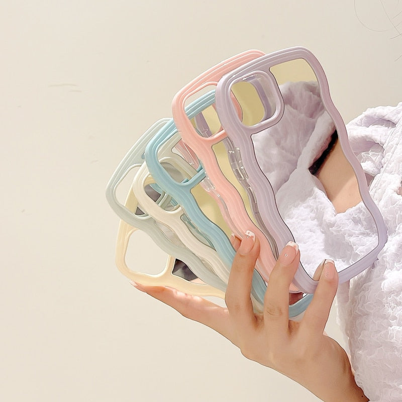 BowLift | Wavy Makeup Mirror Phone Case
