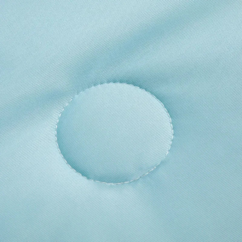 Air Condition Summer Comforter — Pure Color Ice Silk Cooling Blanket, Lightweight & Smooth Twin/King Size Quilt | Bowlift