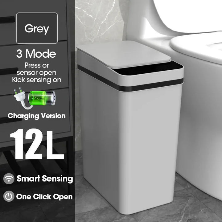 Waterproof Smart Wave Sensor Automatic Trash Can | Bowlift