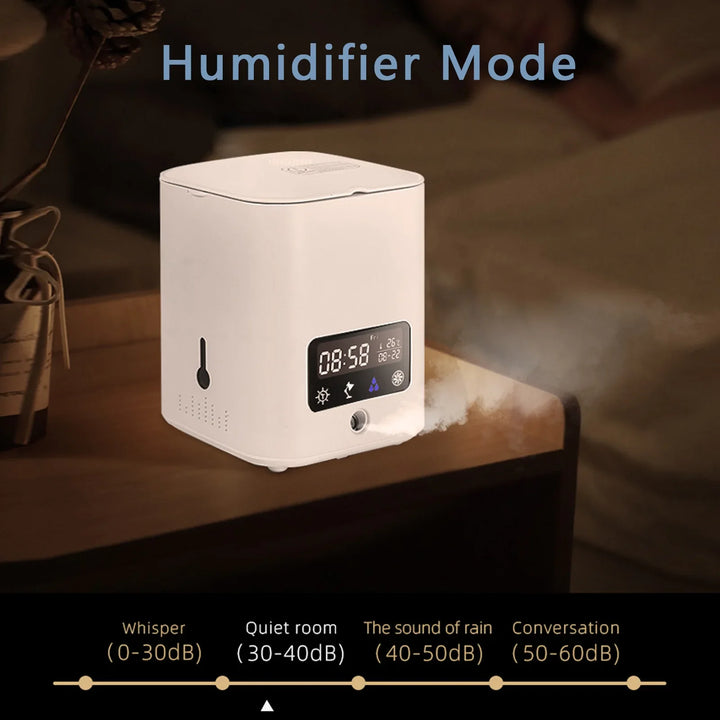 BowLift | Multifunctional smart hydroponic plant pot with calendar, diffuser and desk lamp