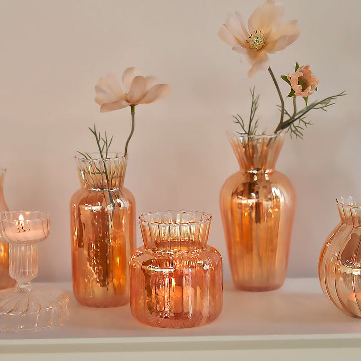 Gold Coat Glass Vase | Bowlift