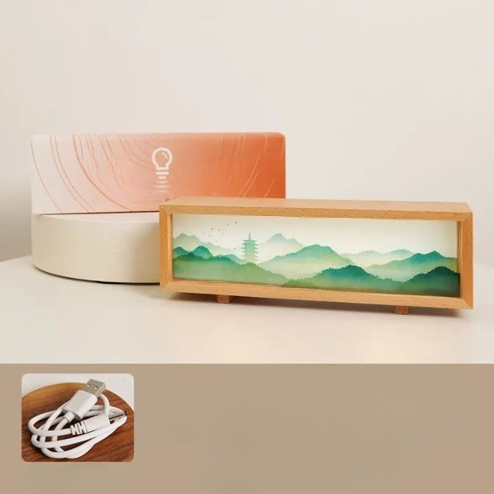 Dream Aura Interactive Desktop Artsy Canvas Lamp | Bowlift