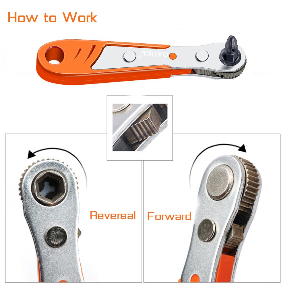 Mini Quick Hexagon Ratchet Wrench Tool | Bowlift
