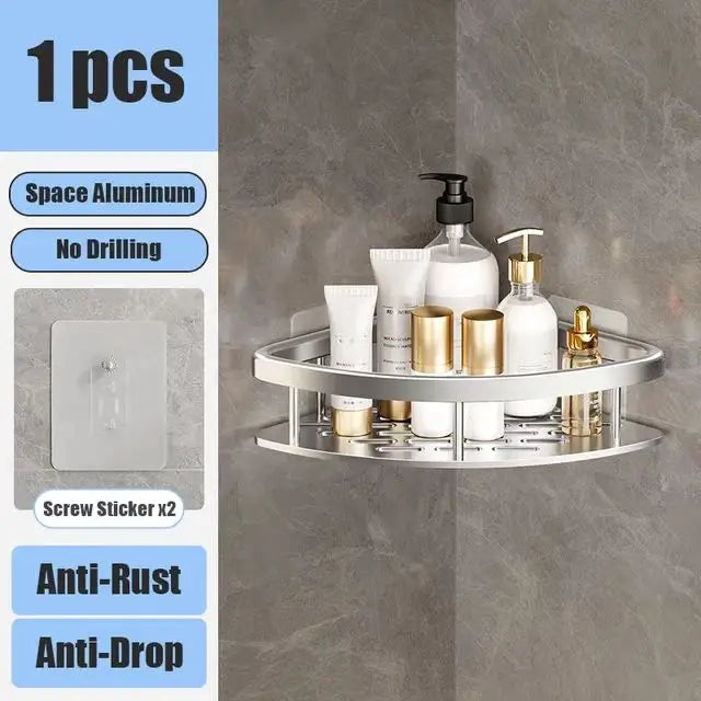 Shower shelf without drilling aluminum | Bowlift