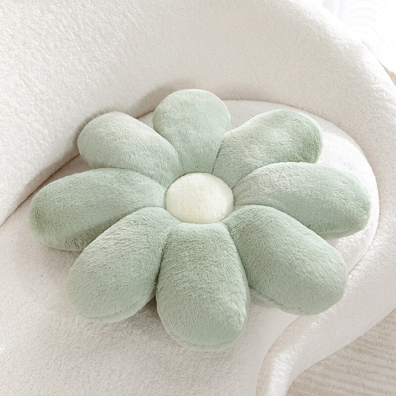 Fluffy Daisy Cushion - Pastel | Bowlift