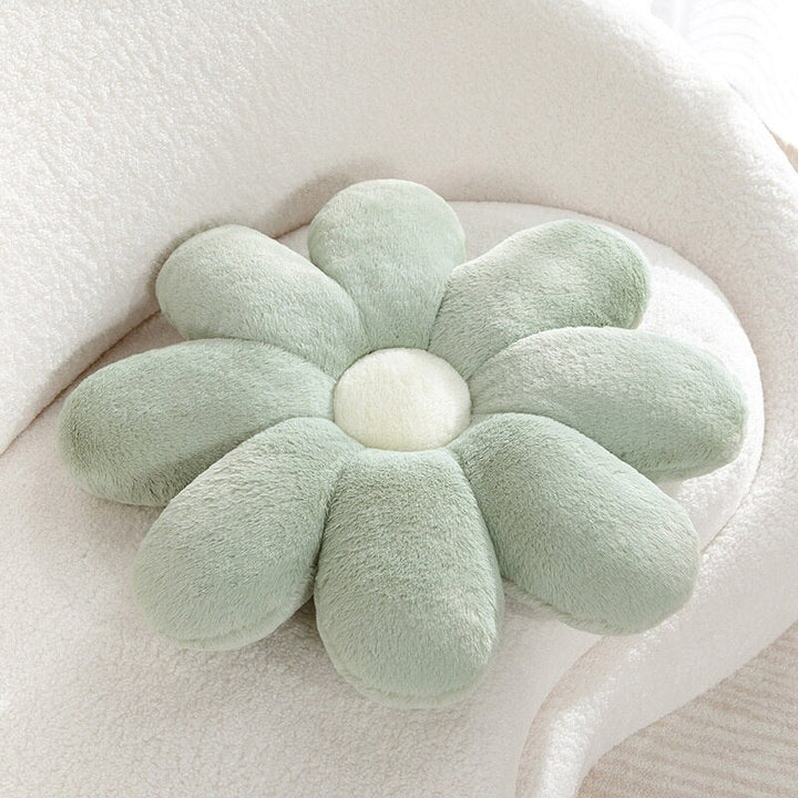 Fluffy Daisy Cushion - Pastel | Bowlift