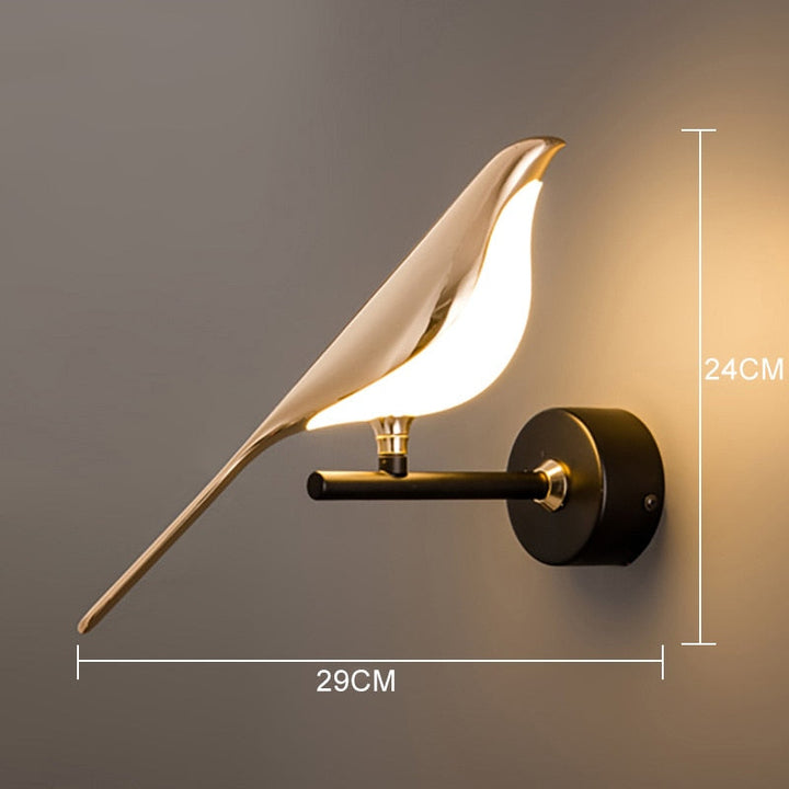 BowLift | Modern Nordic Wall Bird Lamp