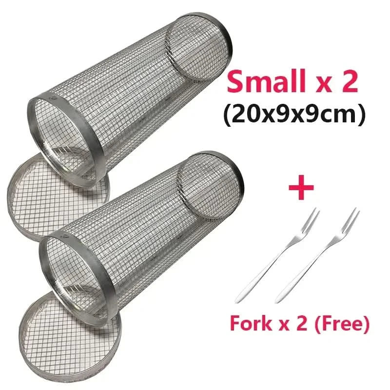 BowLift | GrillEnjoy 360° – Rotating BBQ basket for campfire & grill