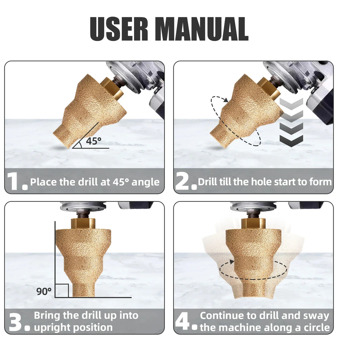 BowLift | Diamond Step Chamfer Drill Bit