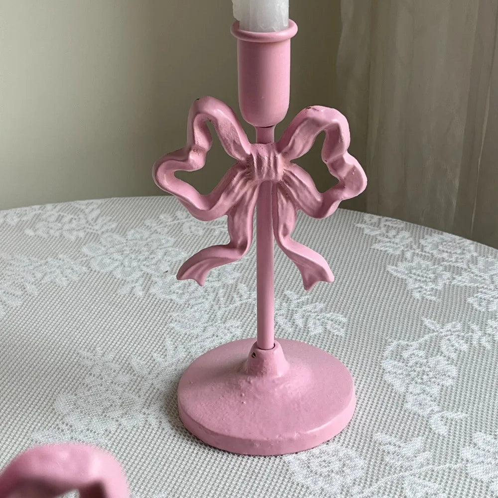 French Wrought Iron Candle Holder | Bowlift