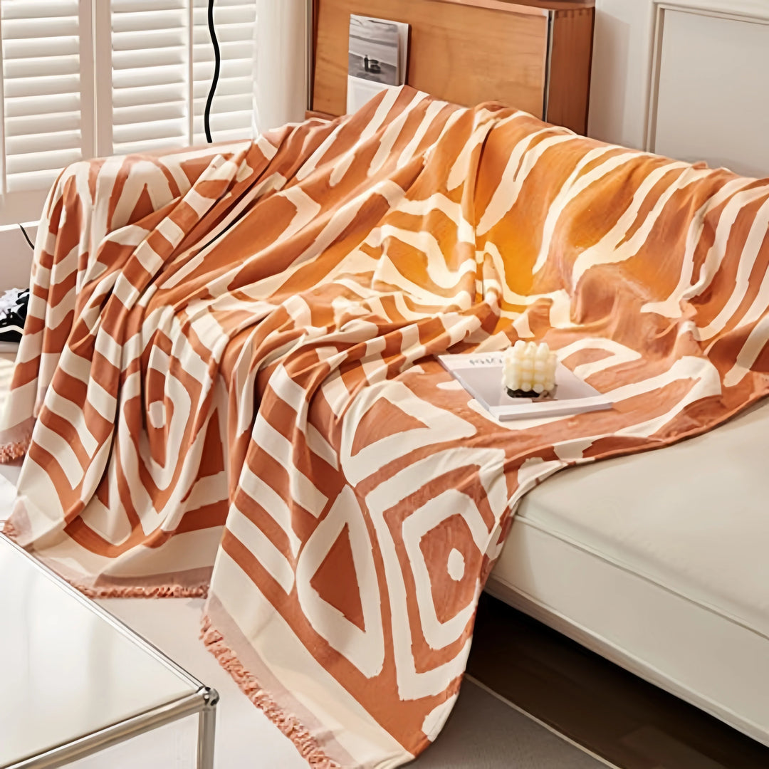 BowLift | Sofa Towel With Tassels