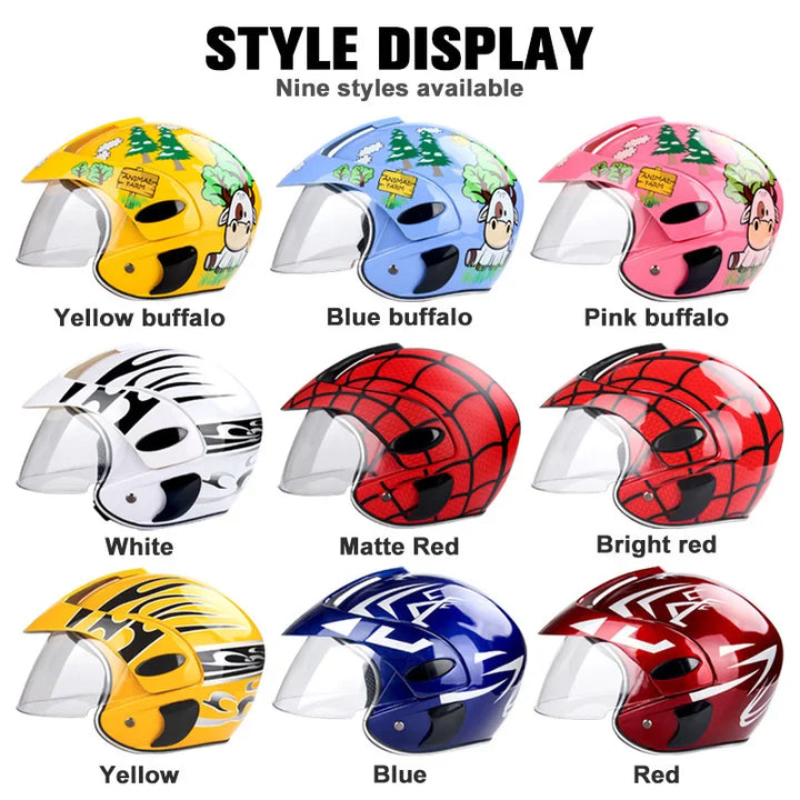 BowLift | Kids’ Motocross Helmet for Ages 3–9 – Blaze