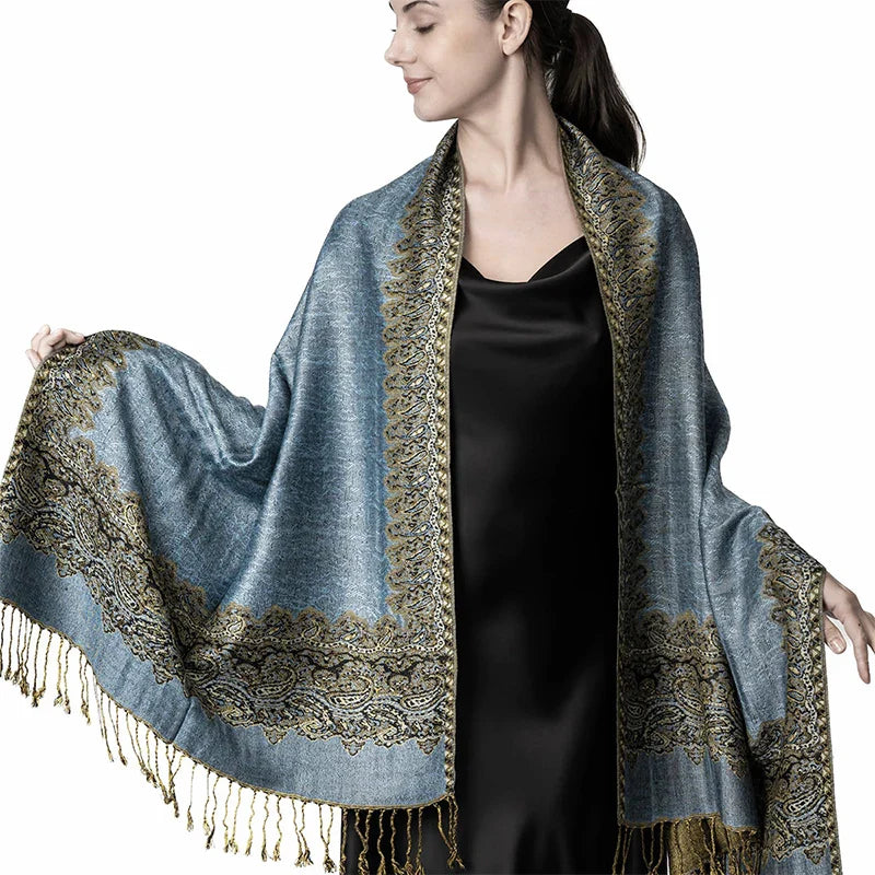 BowLift | Élégancea | Women's Scarf | Cashmere Feel | 70 × 190 cm | Luxury Print & Warm