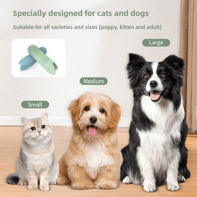 BowLift | 360° Finger Toothbrush for Dogs & Cats