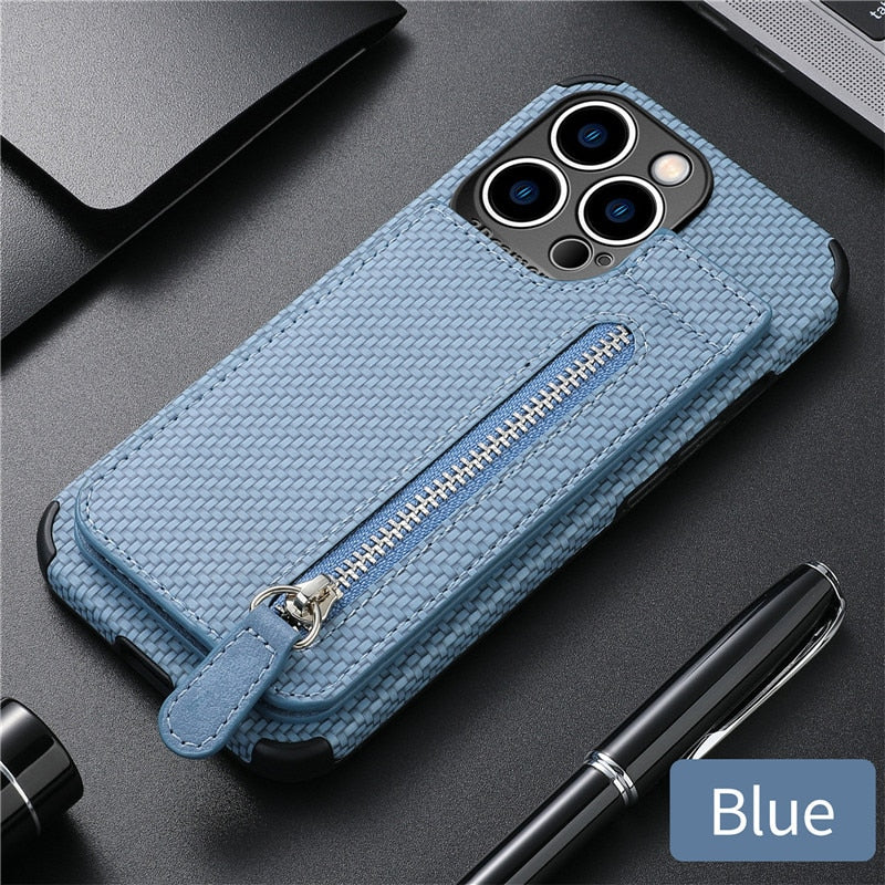BowLift | Zip Zip Elegance Wallet iPhone Case