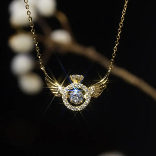 BowLift | Lucky Wings Pendant Zircon Necklace