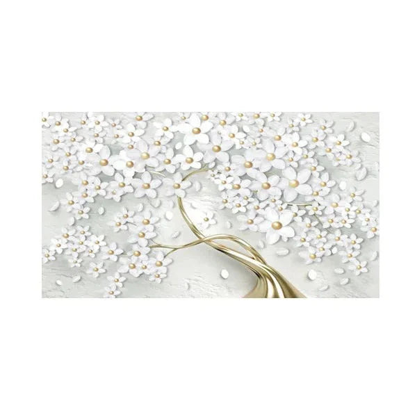 Abstract Floral Big Blossom Petal Tree Wall Art Fine Art Canvas Prints Picture For Living Room Bedroom Salon Art Decor | Bowlift