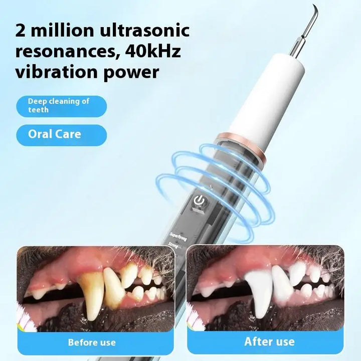 BowLift | DentoraSonic | Ultrasound dental care device for dogs & cats | 5-level tartar remover | USB charging