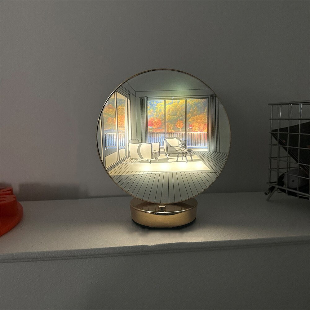 BowLift | Creative Artistic Orb Painting Table Lamp